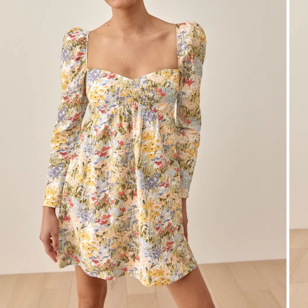Reformation Kenzi Dress Countryside - Size 6